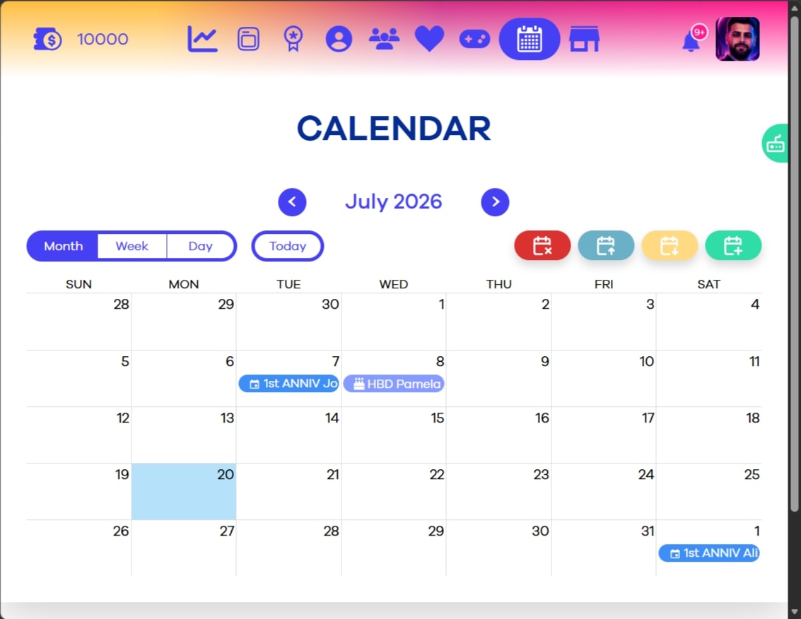 Captura: eventos de empresa