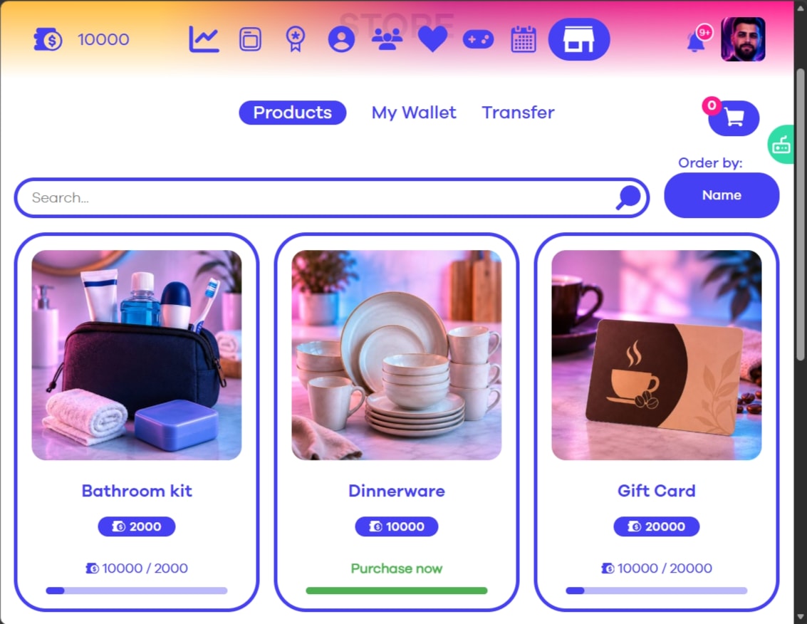 Captura: catálogo configurable